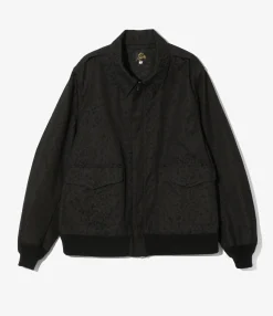 A-2 Jacket - Black - Cotton Leopard Jq