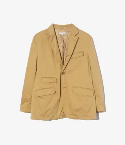 Andover Jacket - Khaki Cotton Superfine Poplin