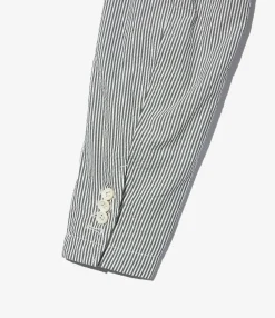 Andover Jacket - Navy Cotton Seersucker Stripe