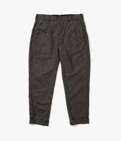 Andover Pant - Charcoal Worsted Wool Gabardine