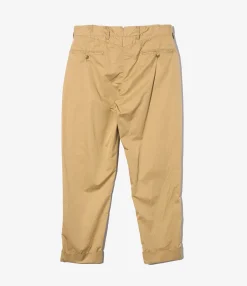 Andover Pant - Khaki Cotton Superfine Poplin