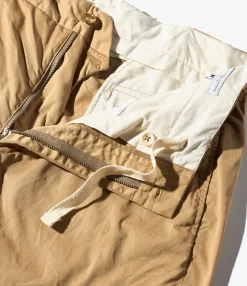 Andover Pant - Khaki Cotton Superfine Poplin