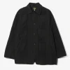 Arrow Jacket - Black - Ripstop Cut Jacquard