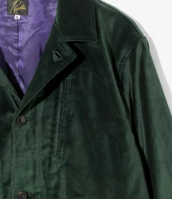 Arrow Jacket - Dk. Green - Velveteen