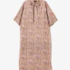 Ascot Collar Dress -  Paisley - Printed Cotton Lawn