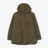 Atlantic Parka - Olive Coated Cotton Cloth