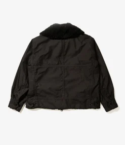 B3 Jacket - Black Nyco Twill