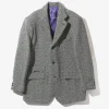 3B Jacket - White - W/N Herringbone