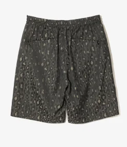 Basketball Short - Leopard - PE/C Jacquard Cloth