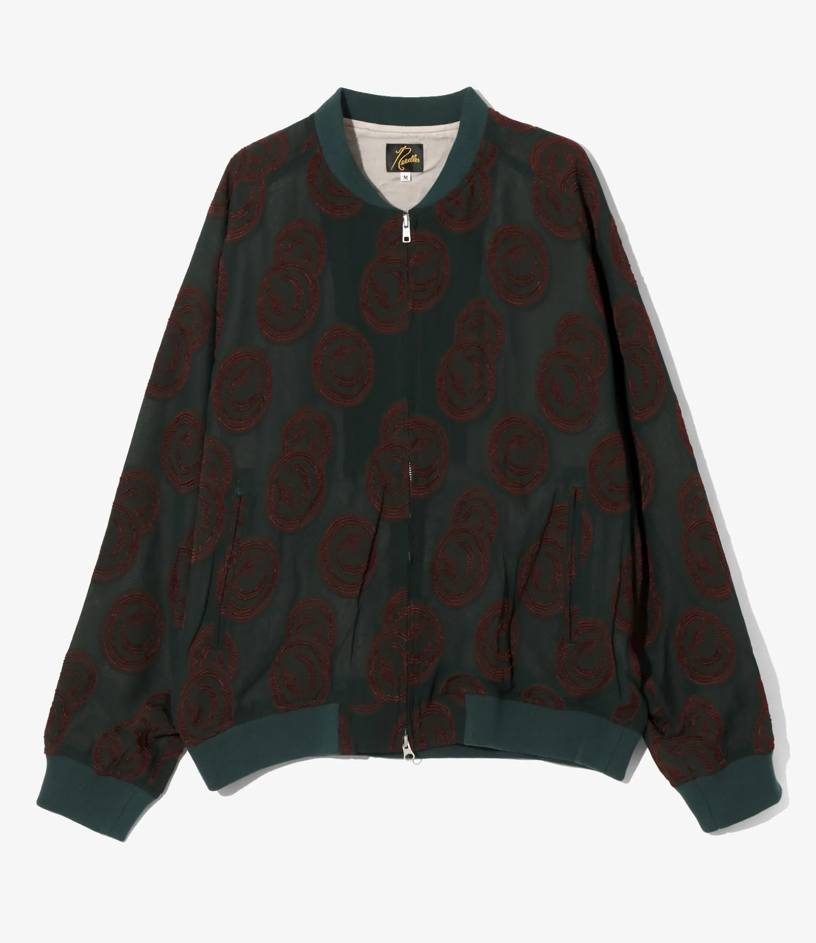 BB Jacket - Green / Bordeaux- R/PE Ring Cut Jq