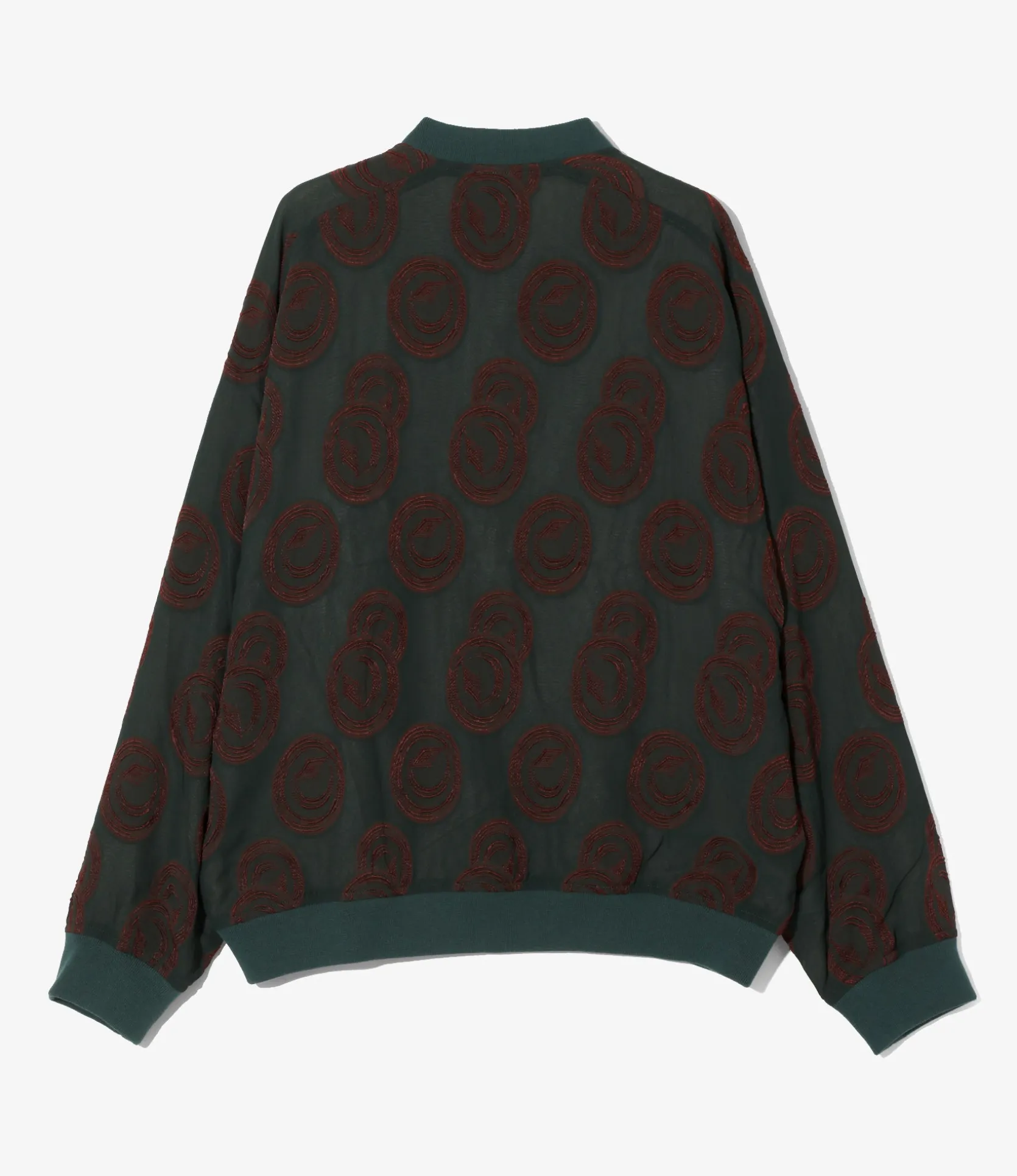 BB Jacket - Green / Bordeaux- R/PE Ring Cut Jq