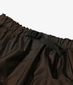 Belted C.S. Pant - Brown - C/PE Twill