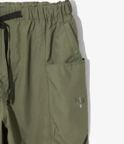 Belted C.S. Pant - Olive - Poly Taffeta
