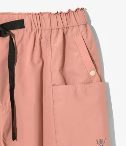 Belted C.S. Pant - Pink - Poly Taffeta