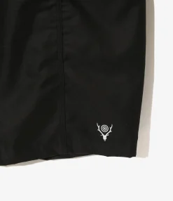 Belted C.S. Short - Black - C/PE Twill
