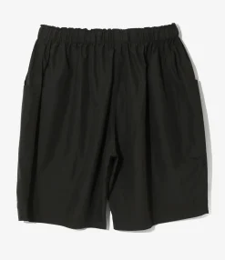 Belted C.S. Short - Black - Poly Taffeta
