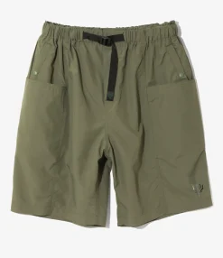 Belted C.S. Short - Olive - Poly Taffeta