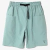 Belted C.S. Short- Sax - Poly Taffeta
