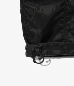 Belted C.S.Pant - Black - Jacquard Sateen / Skull&Target