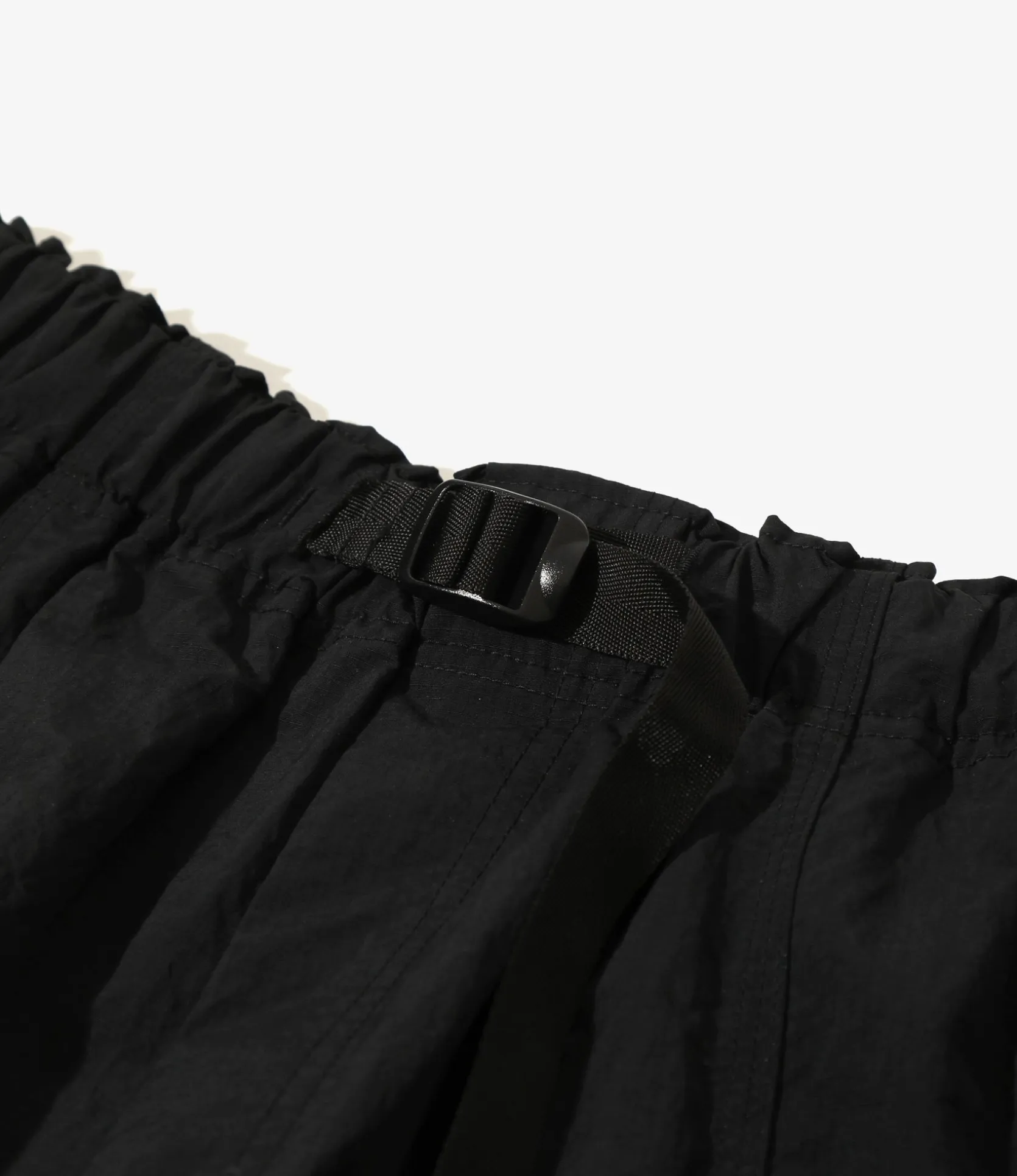 Belted C.S.Short - Black - Nylon Taffeta