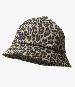 Bermuda Hat - Leopard - Poly Jacquard