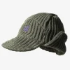 Bird Shooting Cap - Olive  - Merino Wool