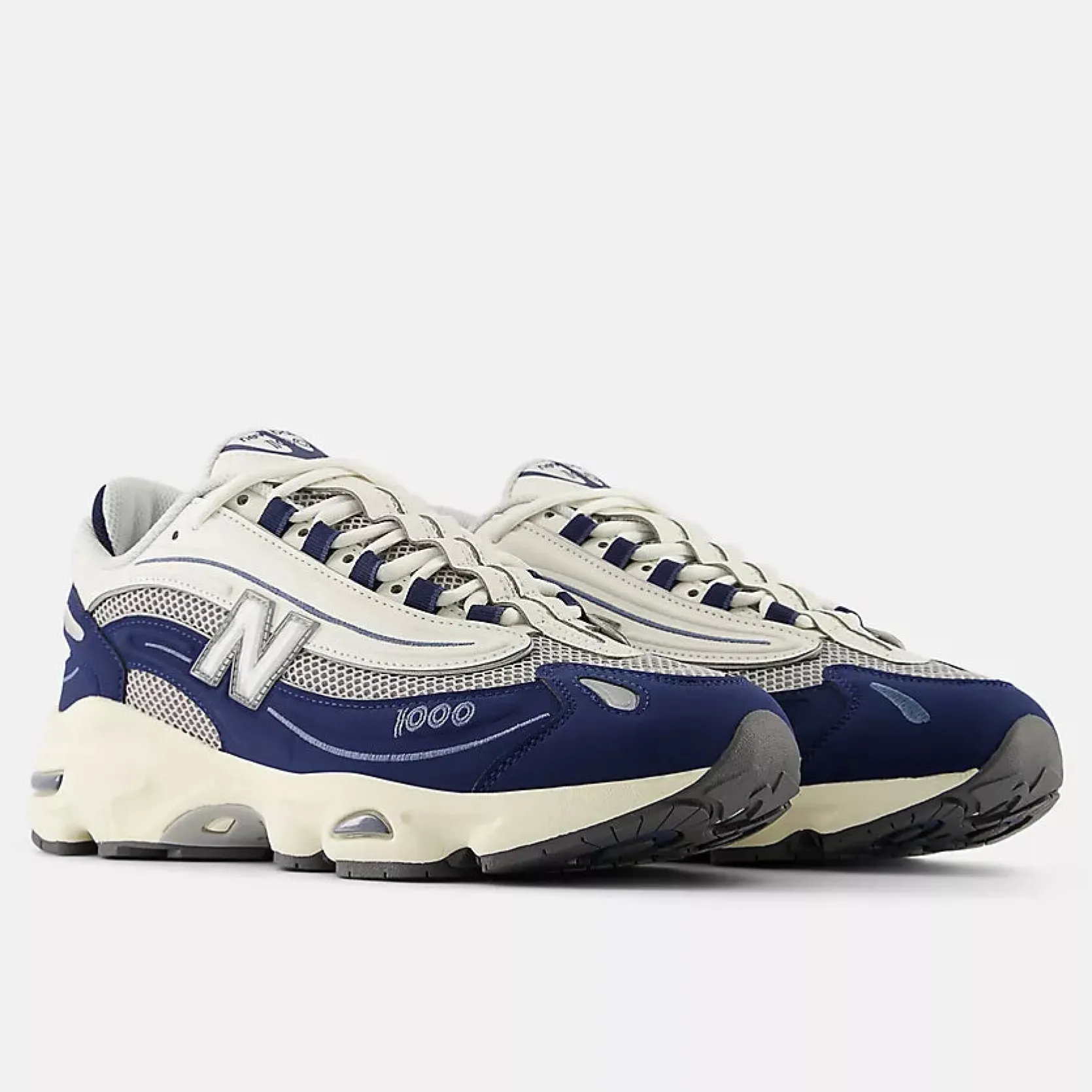 1000 - Blue / White