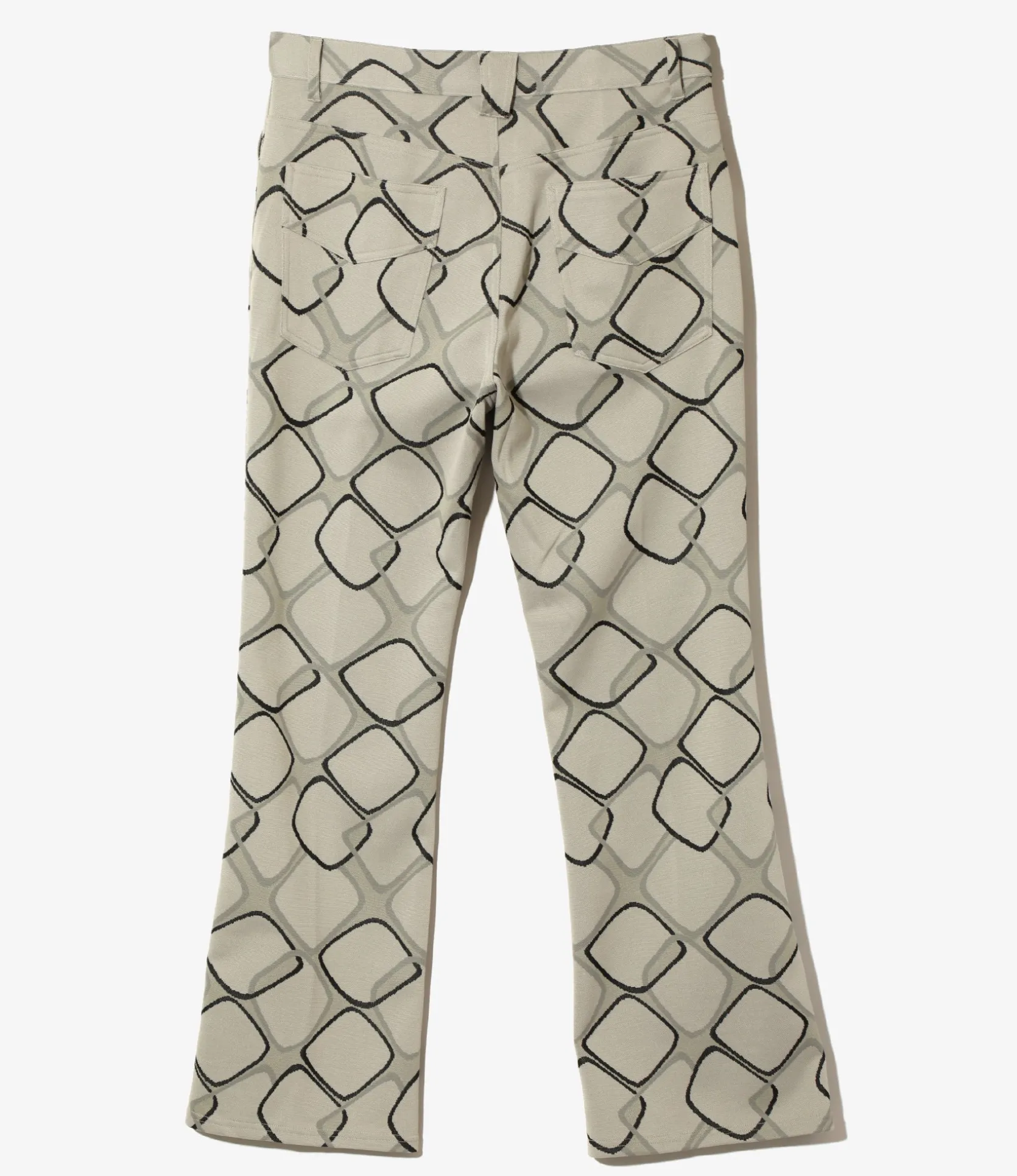 Boot-Cut Jean - Abstract - Poly Jacquard