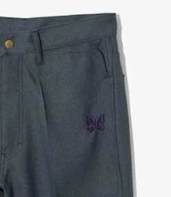 Boot-Cut Jean - Blue - Poly Twill
