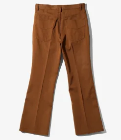 Boot-Cut Jean - Brown - Poly Twill