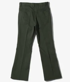 Boot-Cut Jean - Green - Poly Twill