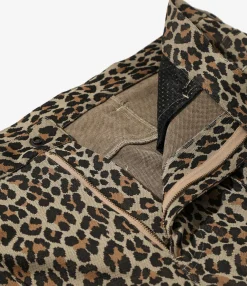 Boot-Cut Jean - Leopard - Poly Jacquard