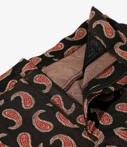 Boot-Cut Jean - Paisley - Poly Jacquard