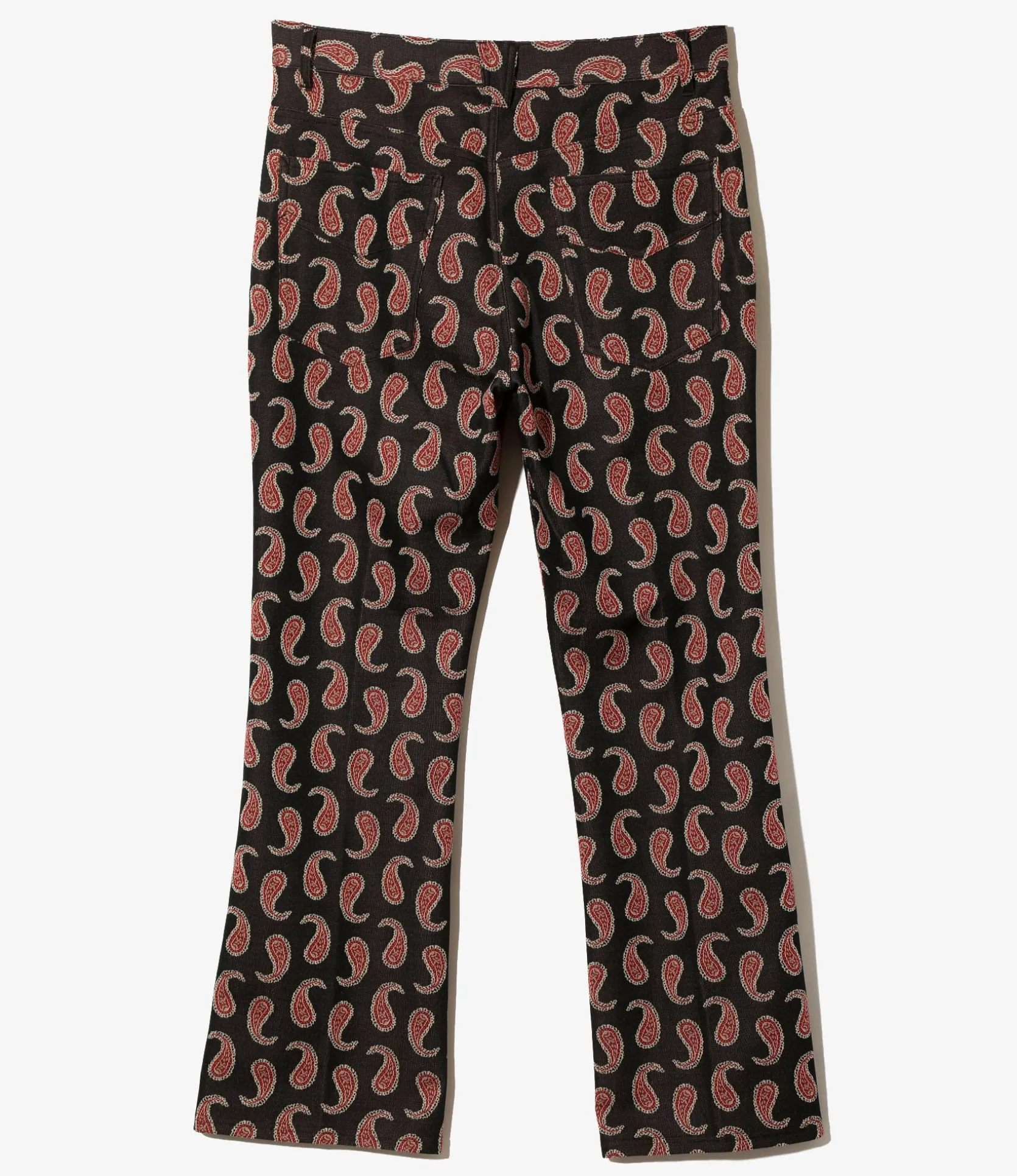 Boot-Cut Jean - Paisley - Poly Jacquard