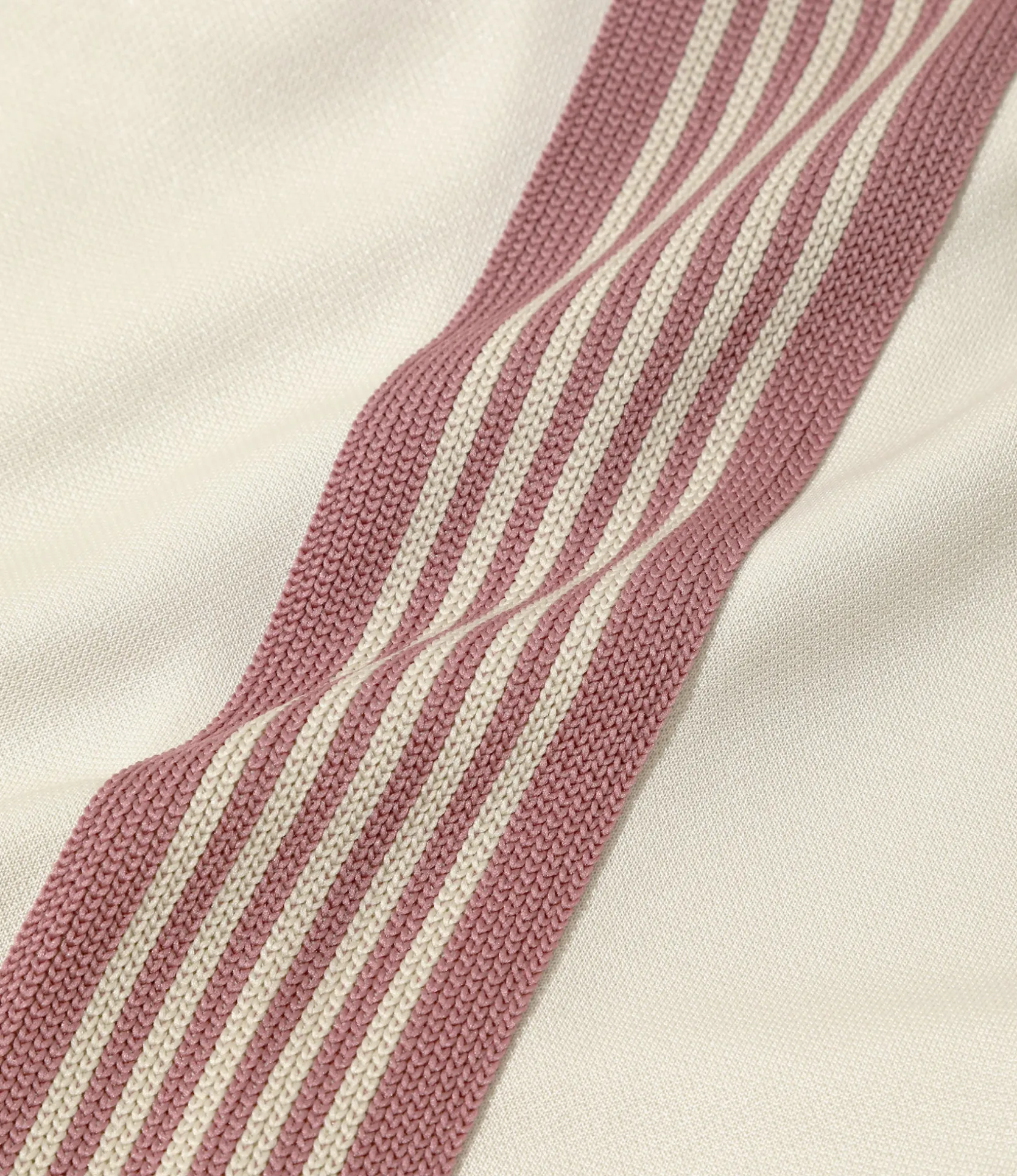 Boot-Cut Track Pant - Ivory - Poly Smooth