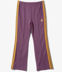 Boot-Cut Track Pant - Purple - Poly Smooth