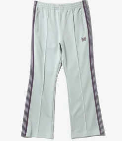 Boot-Cut Track Pant - Sax - Poly Smooth