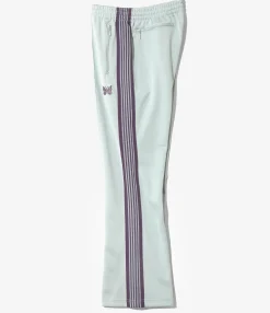 Boot-Cut Track Pant - Sax - Poly Smooth