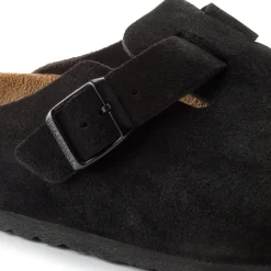 Boston - Black Suede - Soft Footbed