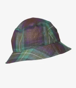 Bucket Hat - Green - W/N Madras Check