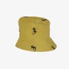 Bucket Hat - Khaki Gecko Embroidery