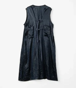 C-1 Dress - Dk. Navy Shiny Acetate