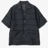 Cabana Shirt - Blue - Paisley Jacquard