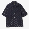 Cabana Shirt - Papillon - 6oz Printed Indigo Kasuri