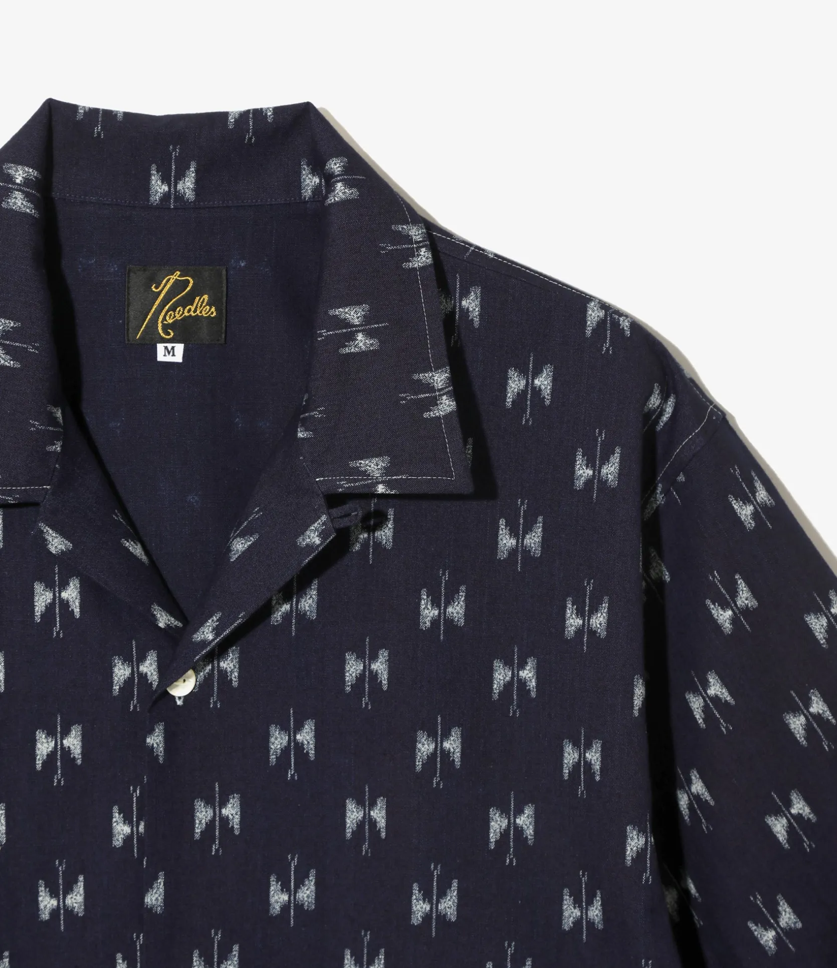 Cabana Shirt - Papillon - 6oz Printed Indigo Kasuri