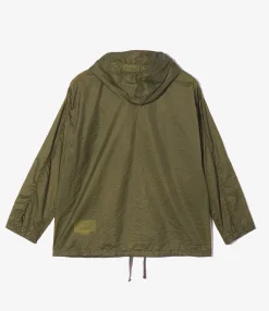 Cagoule Shirt - Olive Nylon Micro Ripstop
