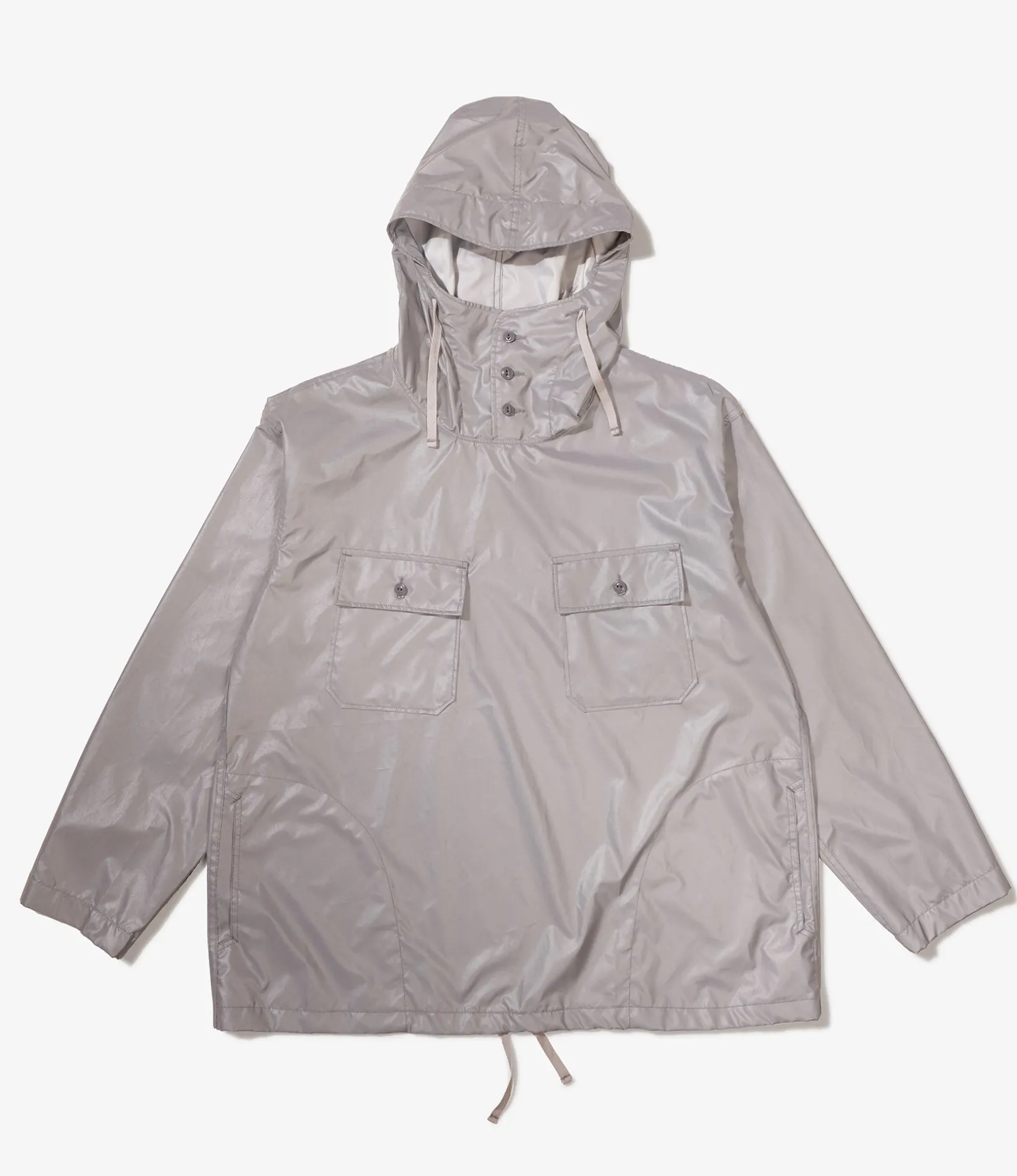 Cagoule Shirt - Silver Poly Refrective Taffeta