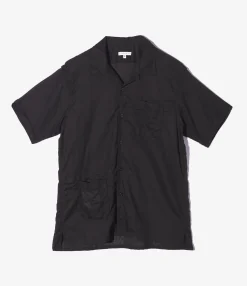 Camp Shirt - Black Handkerchief Linen