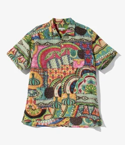 Camp Shirt - Nepenthes Special - Multi Color Cotton Psychedelic Print