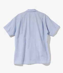 Camp Shirt - Nepenthes Special - Lt. Blue Cotton Seersucker